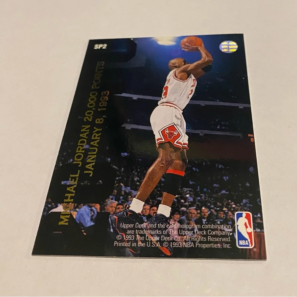 Michael Jordan//Dominique Wilkins 1993 Upper Deck Basketball Card 20000 points